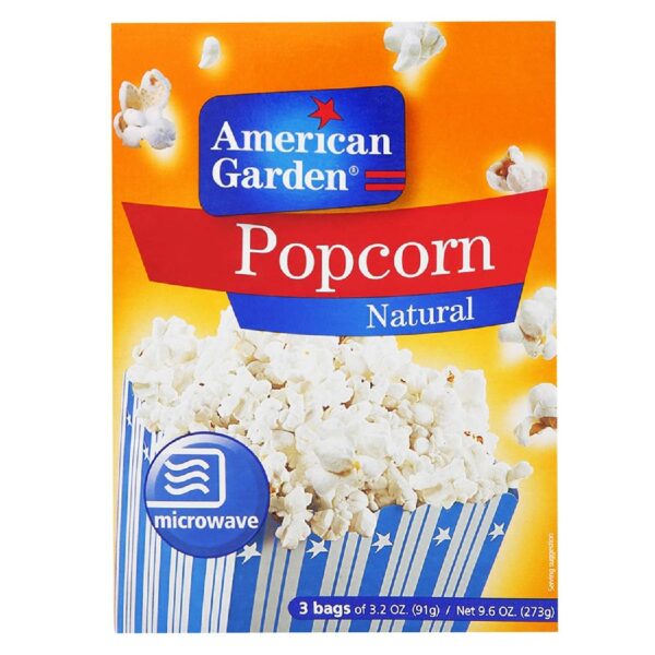 American Garden Popcorn Natural, 273gm