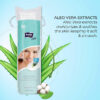 Bella Round Cotton Pad With Aloe Vera, 100pcs - Image 3
