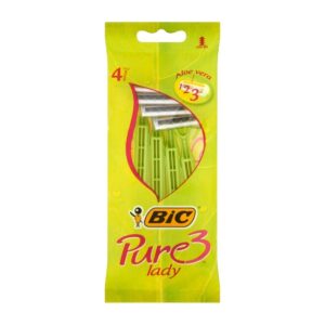 Bic Pure 3 Lady Razor, 4pieces