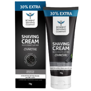Bombay Shaving Company Charcoal Shaving Cream, 78gm