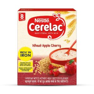Cerelac Wheat Apple Cherry, 300gm