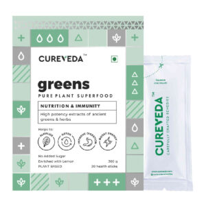 Cureveda Greens Pure Plant Superfood, 30Pcs