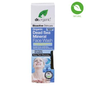 Dr.Organic Dead Sea Mineral Deep Pore Cleansing Face Wash, 200ml