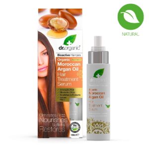 Dr.Organic Moroccan Argan Oil Hair Treatment Serum, 100ml