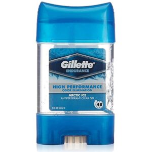 Gillette Endurance Arctic Ice Clear Gel Deodorant Stick, 1pc