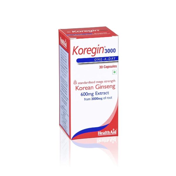 Health Aid Koregin Korean Ginseng, 30caps