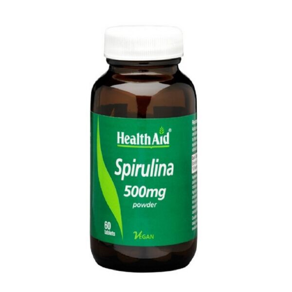 Health Aid Spirulina 500mg, 60tabs