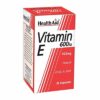 Health Aid Vitamin E 600iu capsule, 30caps - Image 2