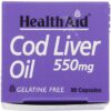 Health Aid Cod Liver Oil 550mg capsule, 90caps - Image 6