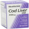 Health Aid Cod Liver Oil 550mg capsule, 90caps - Image 7
