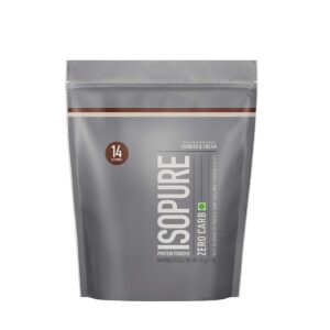 Isopure Zero Carb 100% Whey Protein Isolate Cookies & Cream Powder, 1lbs