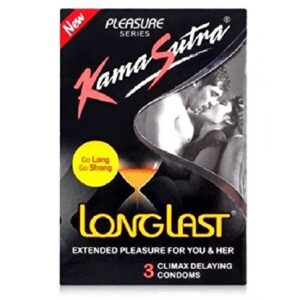Kamasutra Longlast Condom, 3pcs