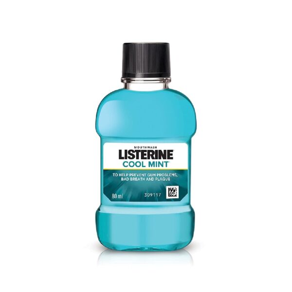 Listerine Cool Mint Mouthwash, 80ml