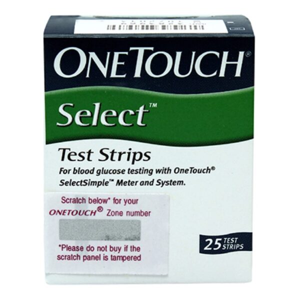 OneTouch Select Test strips, 25pieces