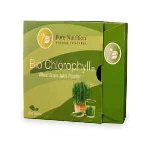Pure Nutrition Bio Chlorophy Wheat Grass Juice Powder, 15sachets