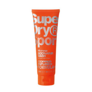 Super Dry Sport Re Charge Hair Body Wash, 250ml