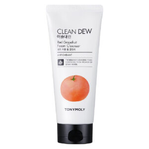 TonyMoly Clean Dew Red Grape Fruit Foam Cleanser, 180ml