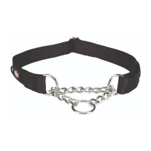 Trixie Premium Stop-the-pull Collar Jet Black, 1piece