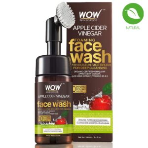 WOW Skin Science Apple Cider Vinegar Foam Face Wash, 100ml