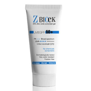 Z Block Uvbspf 50+ Sunscreen Gel, 50ml