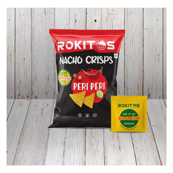 Rokitos Nacho Crisps Peri Peri, 60gm