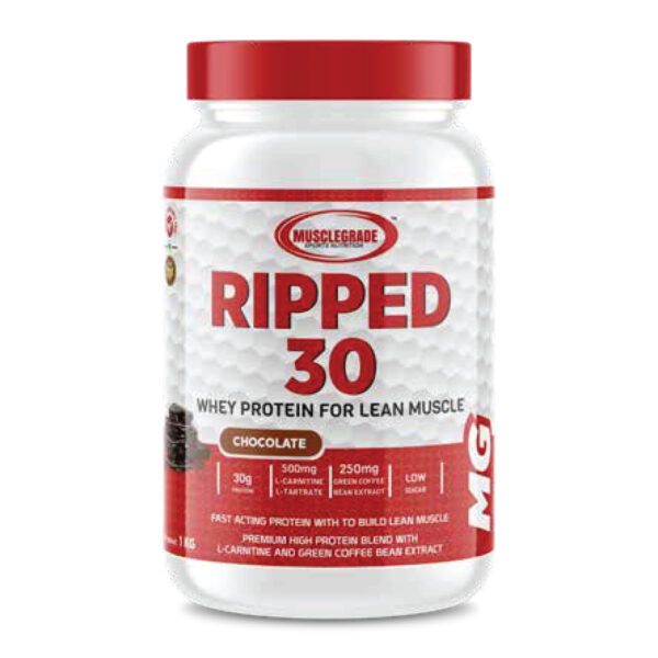 MuscleGrade Ripped 30 Chocolate Powder, 1kg