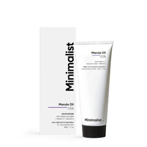 Minimalist 5% Marula Oil Face Moisturizer for Dry Skin, 50g