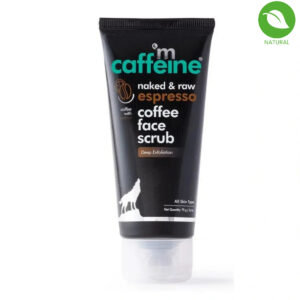 mCaffeine Naked & Raw Espresso Coffee Face Scrub, 75gm