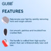 Gubb 2 in 1 Callus Remover & Pedicure File, 1pc - Image 3