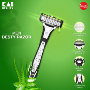 Kai Besty 5 Blade Men Razor, 1pc
