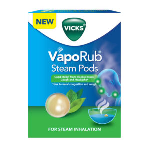 Vicks VapoRub Steam Pods, 4pcs