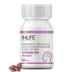 Inlife Vitamin B12 Nurospan, 60Tabs