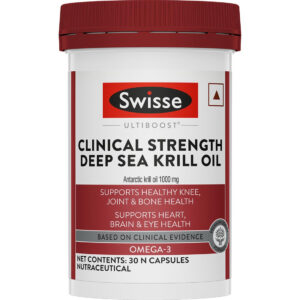 Swisse Ultiboost Clinical Strength Deep Sea Krill Oil 1000mg, 30caps