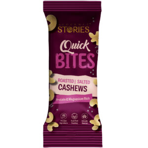 The Gourmet Stories Quick Bites Salted Cashews, 25gm
