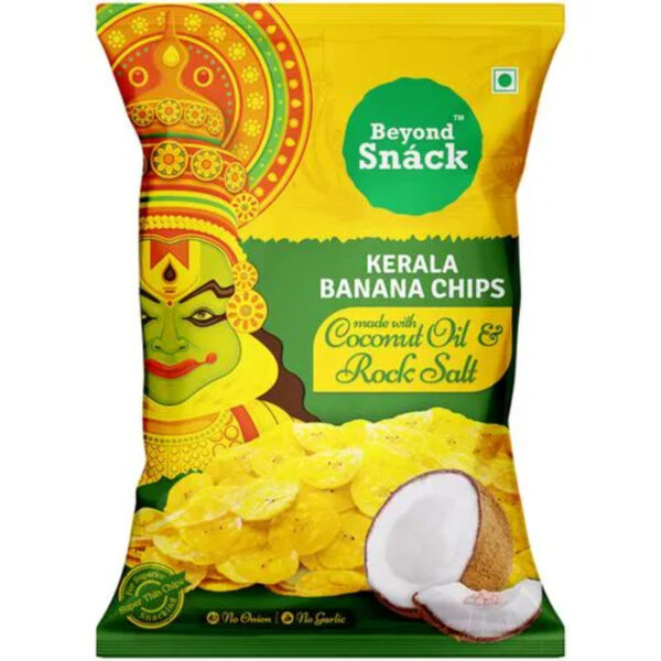 Beyond Snack Kerala Banana Chips (Coconut Oil & Rock Salt), 90gm
