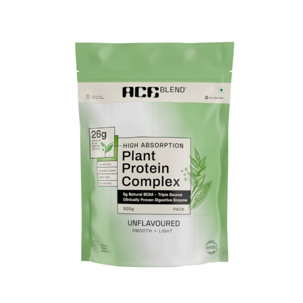 Ace Blend Triple Plant Protein Complex, 500gm