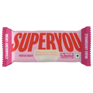 Superyou Strawberry Wafer Bar, 40gm