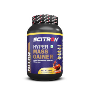Scitron Nitro Series Hyper Mass Gainer (Milk Chocolate), 900gm