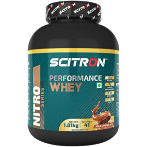 Scitron Performance Whey Protein Powder (Milk Chocolate), 1.81kg