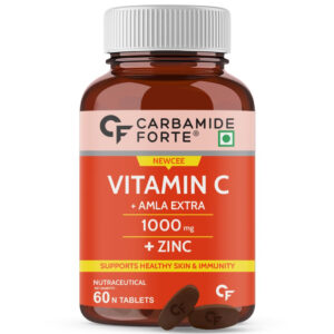 Carbamide Forte Vitamin C Amla Extract With Zinc (Newcee), 60tabs