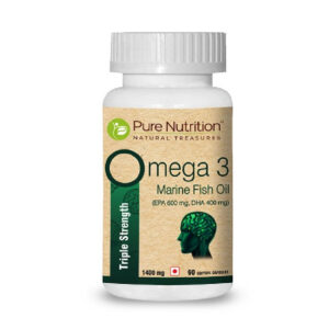 Pure Nutrition Omega 3 Marine Fish Oil capsule, 60caps