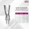 Tynor Compression Stocking Mid Thigh Classic (Medium) - Image 4