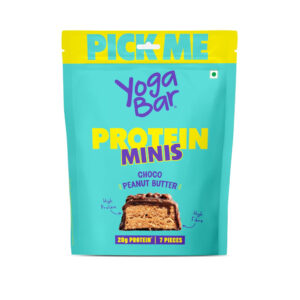 Yoga Bar Power Up Choco Peanut Butter (28gm Protein) Minis Bar, 140gm