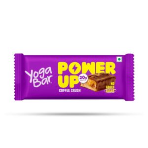 Yoga Bar Power Up Coffee Crush (20gm Protein) Bar, 70gm